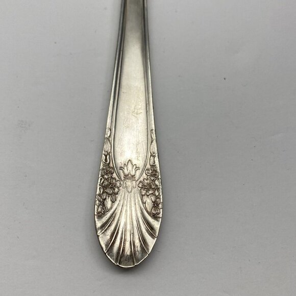 VTG Crown Radiance International Cold Meat Fork‎ Silver Plate Silverware 1939 - Picture 6 of 8